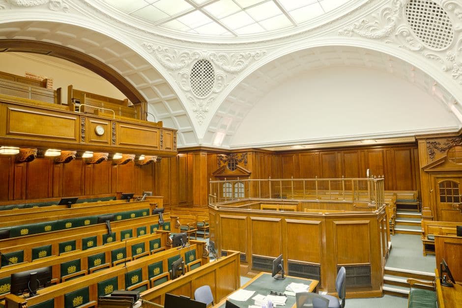 Courtroom Gavel Desk