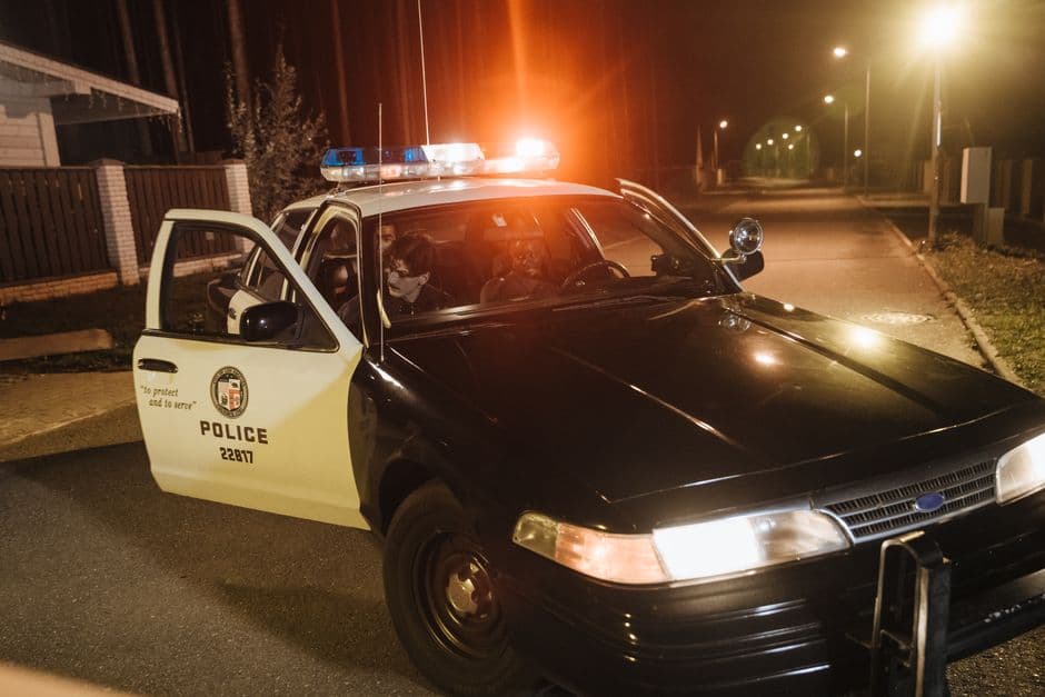 Chicago Police Car Street in Illinois
