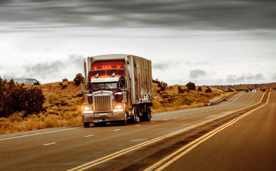 Texas Semi Truck Highway