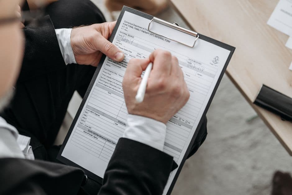 Car Insurance Paperwork in Texas
