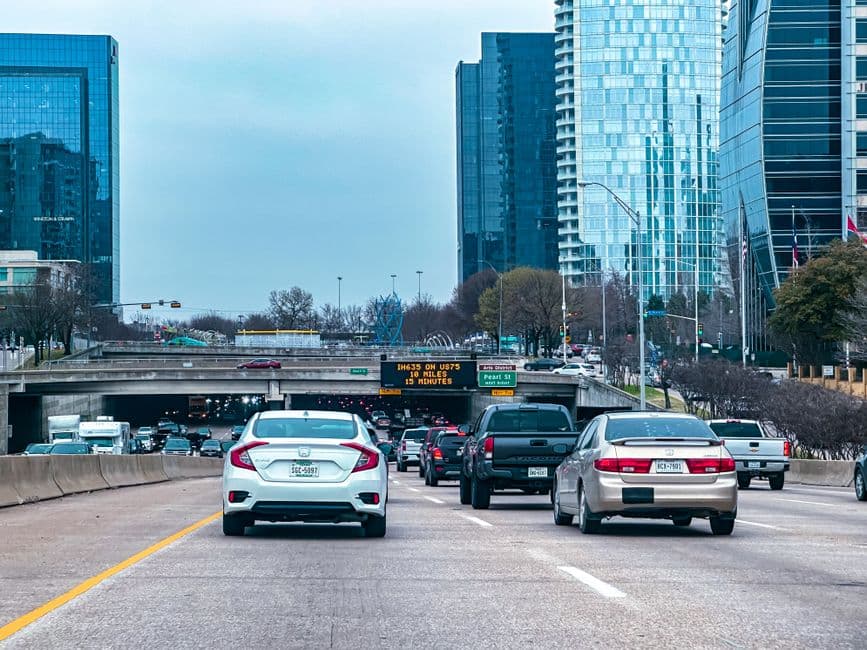 Texas Highway Car Accident